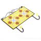 Yellow Brown Flower Tiles Hooks